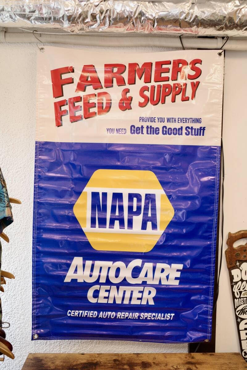 Amazon.co.jp: NAPA AUTO PARTS Napa Shop Banner Sign Store Display